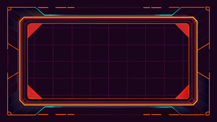 holographic interface frame minimal grid