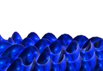 abstract blue 3d  background 