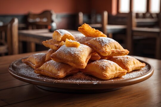 Farturas - Angolan Food Delivers a Deliciously Crunchy Exterior with a Soft Center, Making This Sugary Fried Pastry a Beloved Dessert Across Angola&rsquo;s Culinary Street Scene
