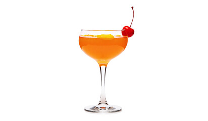 High-Resolution Isolated Image of Colorful Summer Fruit Mocktails in Transparent Glasses with Ice, Citrus Slices, and Mint Garnish on Transparent Background. Generated AI.