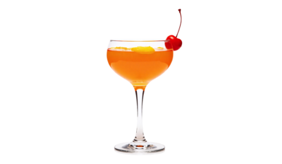 High-Resolution Isolated Image of Colorful Summer Fruit Mocktails in Transparent Glasses with Ice, Citrus Slices, and Mint Garnish on Transparent Background. Generated AI.