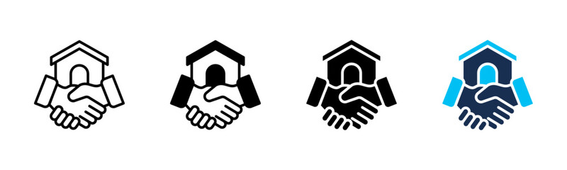 Property icon sheet multiple style collection