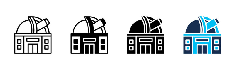 Observatory icon sheet multiple style collection
