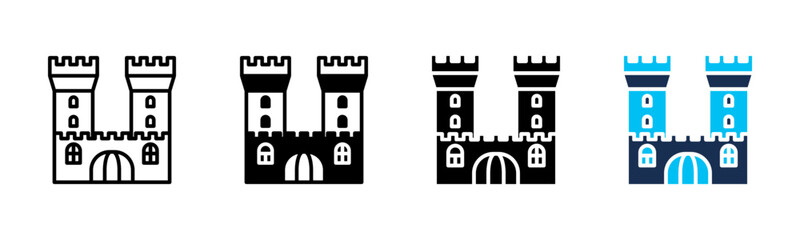 Fortress icon sheet multiple style collection
