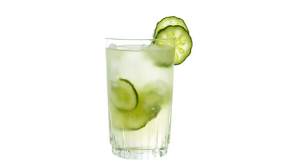 High-Resolution Isolated Image of Colorful Summer Fruit Mocktails in Transparent Glasses with Ice, Citrus Slices, and Mint Garnish on Transparent Background. Generated AI.