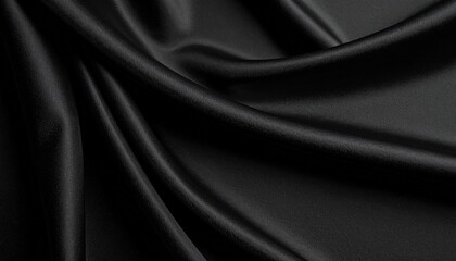 Fototapeta premium 現代的で上品なマット黒地に微細な布地感と優しい光のエッジが調和した高級デザイン