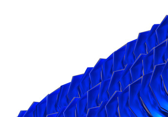 abstract blue 3d  background 