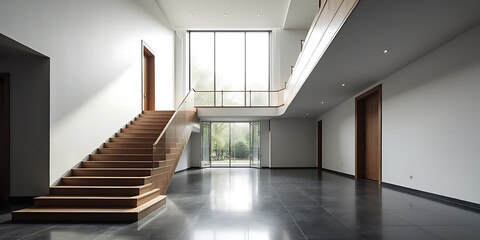 staircase in modern building