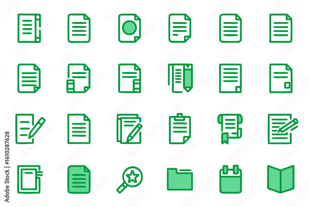 Poster comprehensive collection of graphic design elements for writing and communication projects featuring
