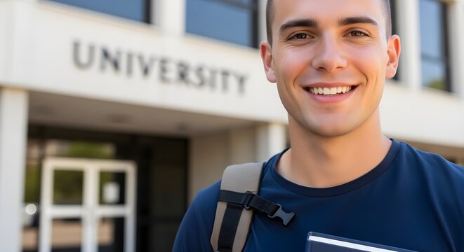 portrait of college student