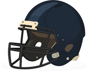 Fototapeta premium American football helmet equipment sporting safety design for head protection