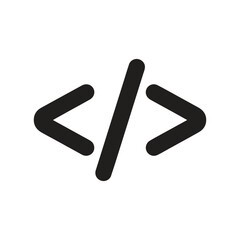 Obraz premium Code symbol, Code sign