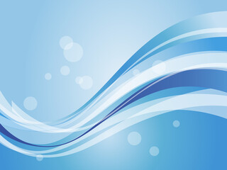 青い曲線の背景