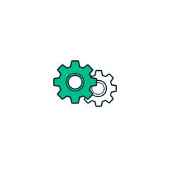 Obraz premium gear icon, settings icon, cog icon, cogwheel icon, configuration icon, preferences icon, tools icon, mechanical icon, system icon, setup icon, control icon, adjust icon, machine icon, gearwheel icon