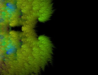 Imaginatory fractal abstract background Image