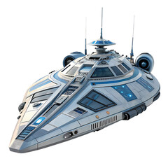 CR90 Corvette Starship: Detailed Render of Classic Sci-Fi Spaceship