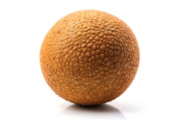 Close up of a Longan Fruit Isolated on White Background