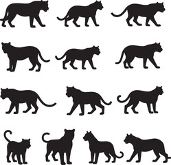 Tiger Vector Clipart – Hand-Drawn Jungle Animal Illustration in Flat Design