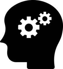 AI microchip technology icon Computer chip icon in glyph style Modern ai brain chip icon silhouette design representing artificial intelligence technology Futuristic technology icons: quantum chip, 