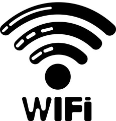 Wifi wireless internet signalWireless internet symbol. Set of sign for connect of network. Bar of satellites for mobile, radio, computer. Hotspot, strength electronic wave from antenna
