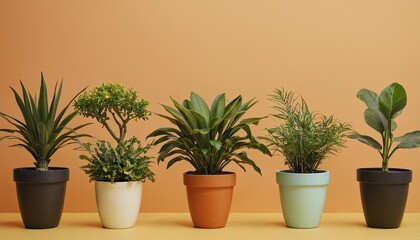 Fototapeta premium Still life with indoor plants 3