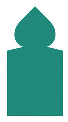 Green Islamic Frame Window Background