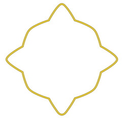 Islamic border frame, Islamic ornament frame