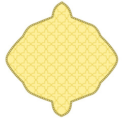 Islamic border frame, Islamic ornament frame