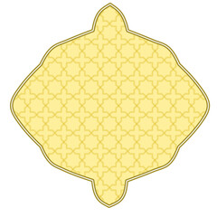 Islamic border frame, Islamic ornament frame