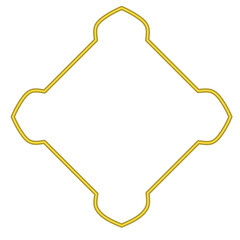 Islamic border frame, Islamic ornament frame