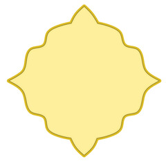 Islamic border frame, Islamic ornament frame