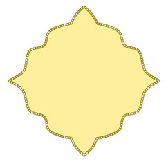 Islamic border frame, Islamic ornament frame