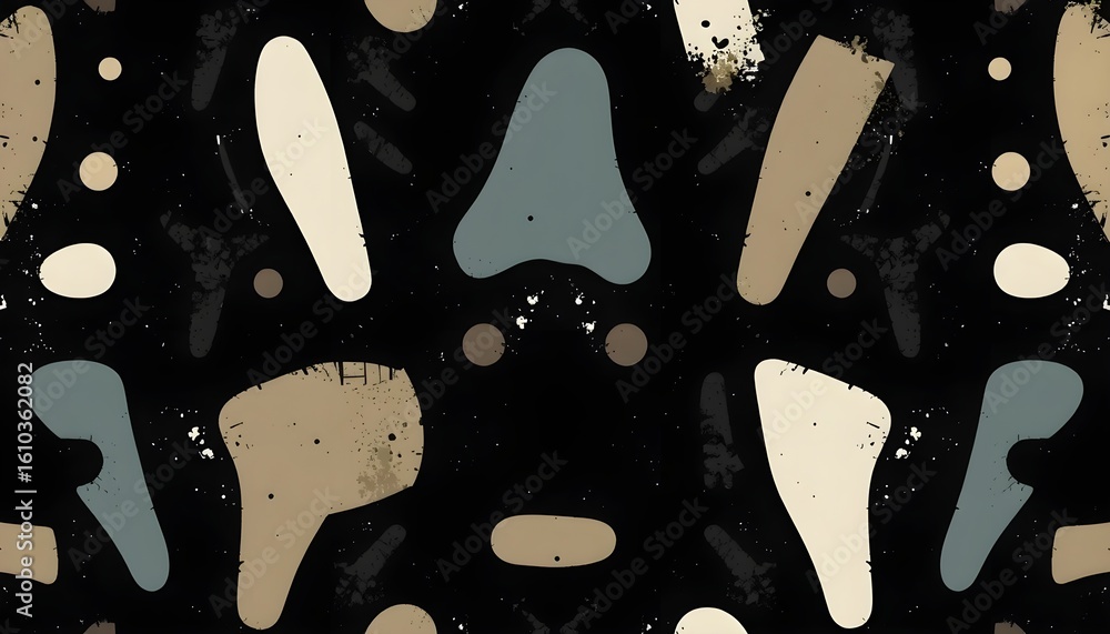 Poster artistic viewpoints in graphic design dynamic digital patterns studio