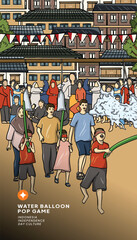 Social Media Template for Indonesias Water Balloon Competition