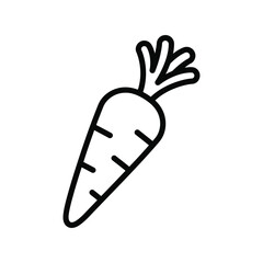  Fresh Carrot Vegetable Vector Icon, Healthy Food, Organic Produce Graphic