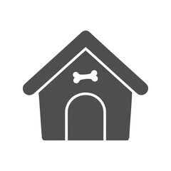  Dog House Vector Icon, Pet Shelter and Canine Home Illustration