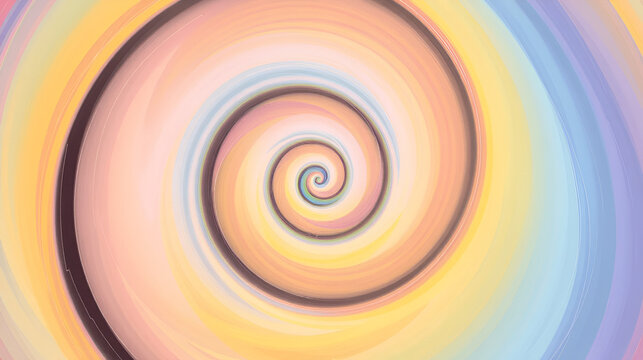 spiral - pastel tones - abstract swirl background
