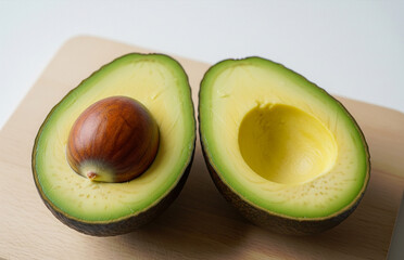 avocado cut in half