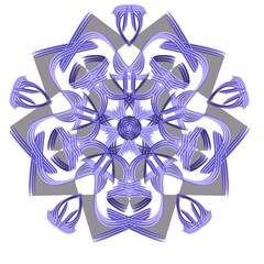 abstract flower pattern