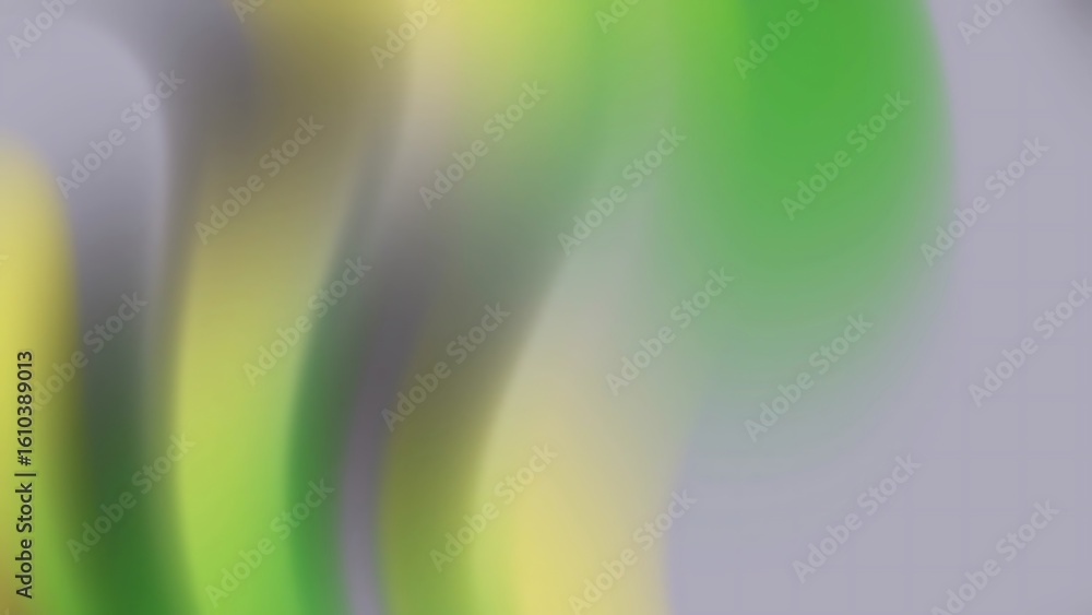 Poster ombre abstracts backgroundsgentle blend of yellow green and grey hues creating a soft and calming ab