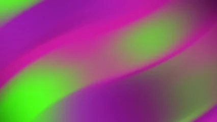 Selbstklebende Fototapeten Ombre Ombre Abstracts BackgroundsVivid abstract gradient with flowing waves of neon green, purple, and pink blending seamlessly together  © nengryh