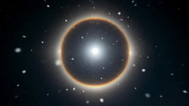 Solar eclipse graphic design