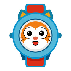 funny cartoon dog clock