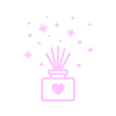 Scent icon. Isolated on white background