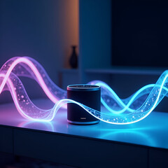 Smart Speaker with Dynamic Sound Waves