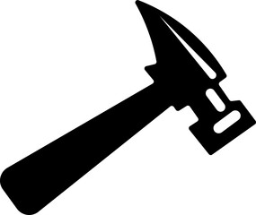 Fiery hammer icon.Fire hammer, flames hammer vector illustration A fire axe vector illustration Fire hammer, flames hammer vector illustration Inset Mono Color Icon for Hammer Shock