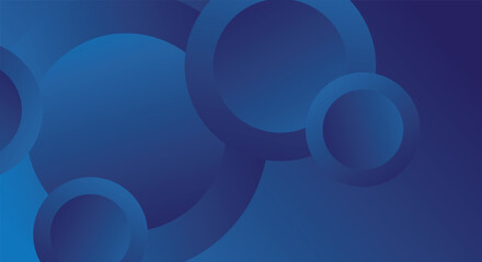 Modern gradient blue circle shape abstract background