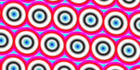Fototapeta premium Protective Evil Eye Pattern – Turkish Blue Greek Mati – Cultural Symbol from Greece, Turkey, Cyprus, Crete – Seamless Vector Art