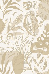 seamless pattern with flowers
