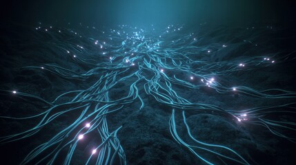 Abstract network pattern